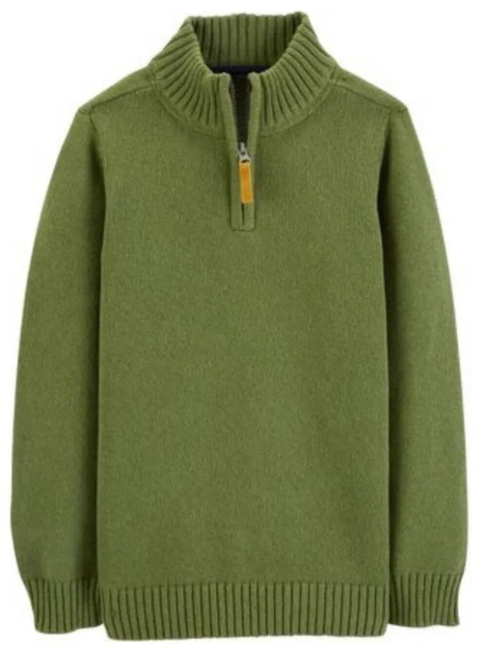 CARTERS 1/4-ZIP Green Turtleneck Sweater, 10